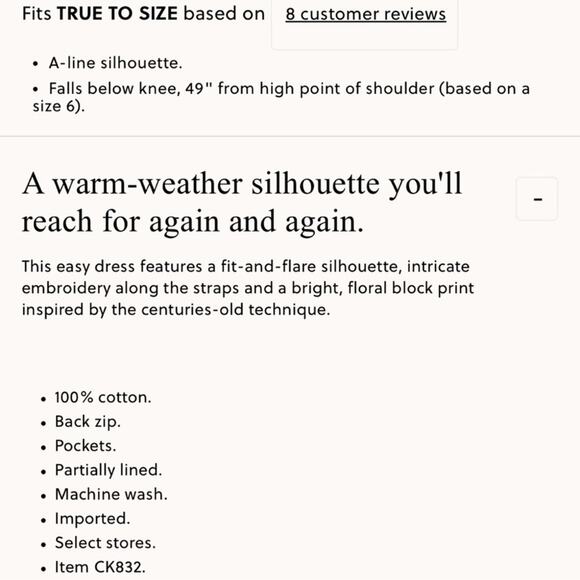 J.Crew Embroidered apron dress in block print - Picture 4 of 10